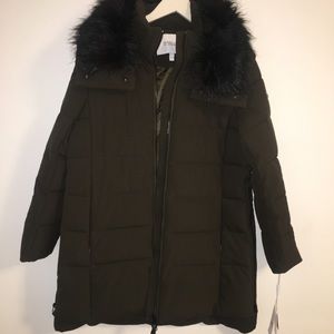 Derek Lam Crosby Army Green Puffer Down 